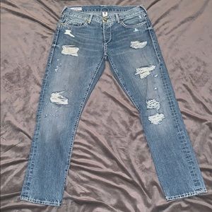True Religion Women’s Cropped Jean